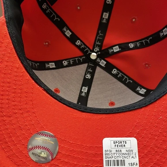 NWT City Connect San Francisco Giants Baseball Cap. Snapback New Era 9Fifty - Picture 9 of 9